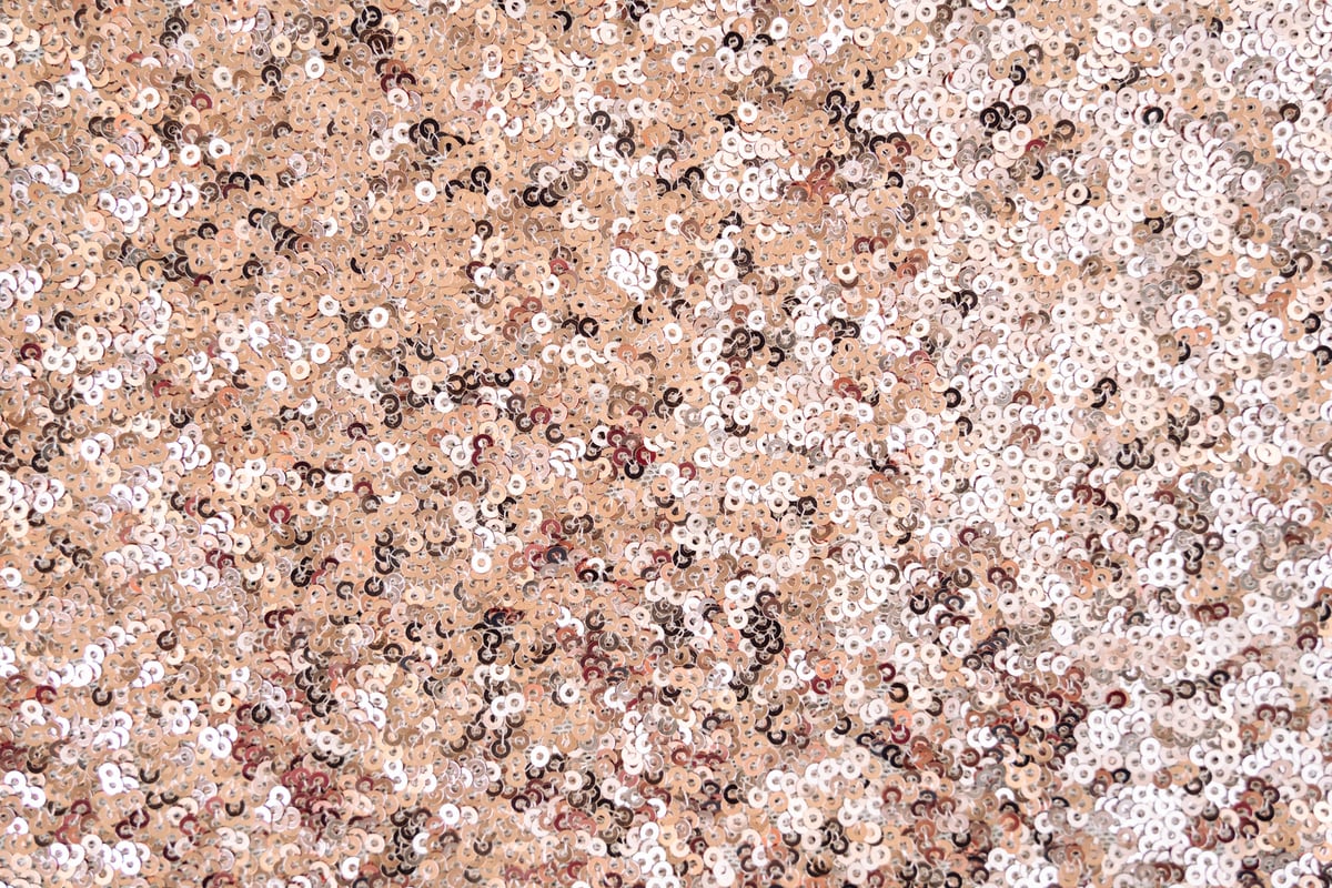 Rose Gold Sequin Closeup Background